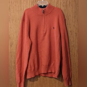 Polo Ralph Lauren Orange Quarter Zip
